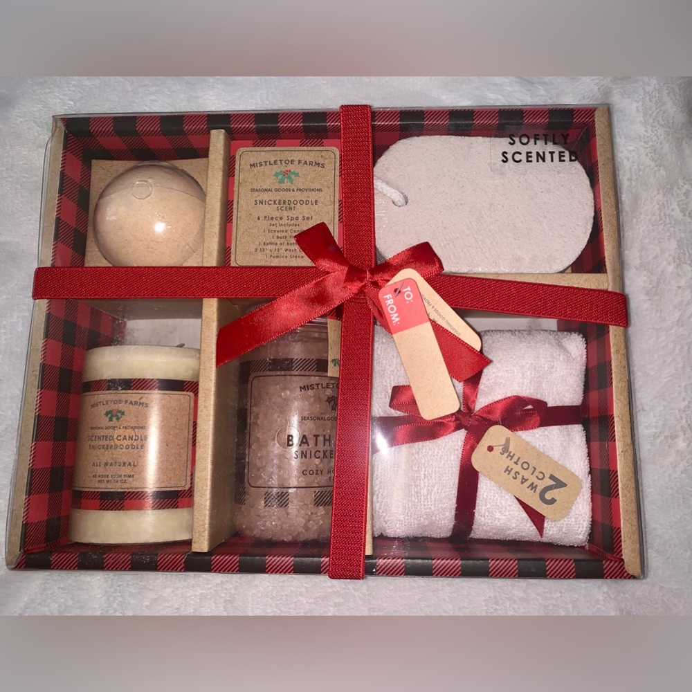 Mistletoe Farms Snickerdoodle 6 pc Spa Set